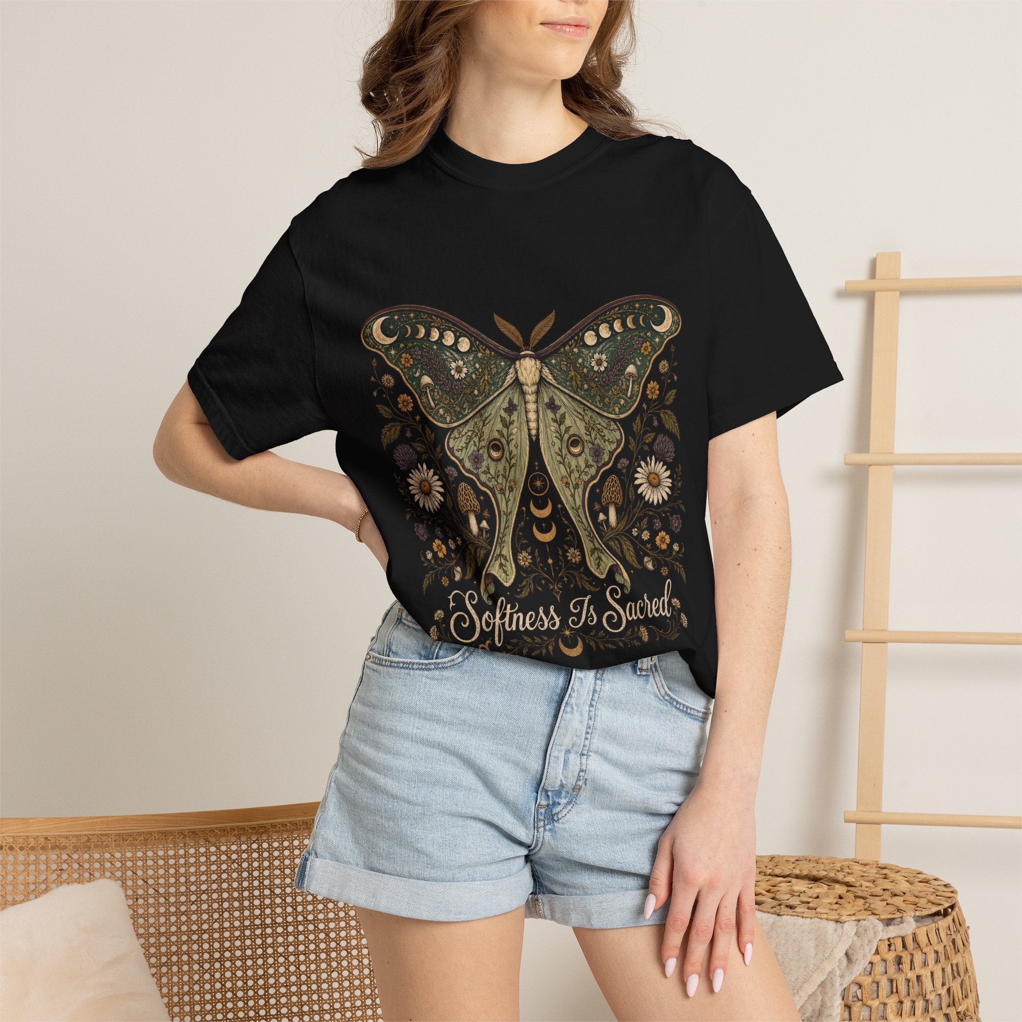 Grow Into the Sacred Dark | Unisex Garment-Dyed T-shirt