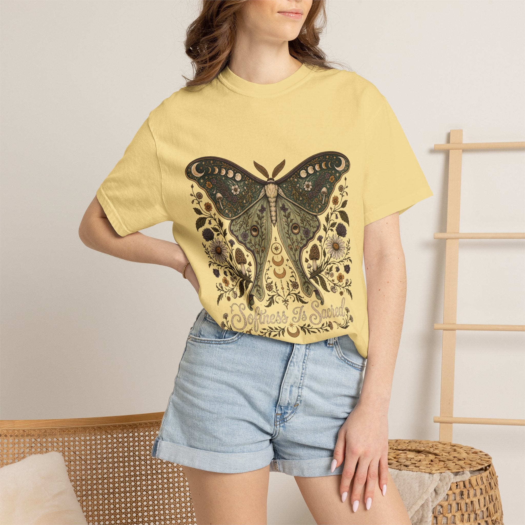 Grow Into the Sacred Dark | Unisex Garment-Dyed T-shirt
