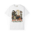 Soup Spells & Solitude Vintage Witch T-Shirt - Cozy Halloween Introvert Tee
