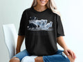 Black t-shirt with "Ghost Herding Division" graphic of dogs herding sheep.